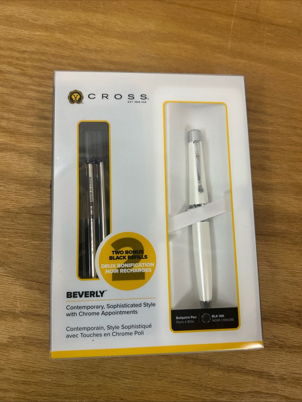 Cross Pearlescent Beverly Ballpoint Pen Gift Set